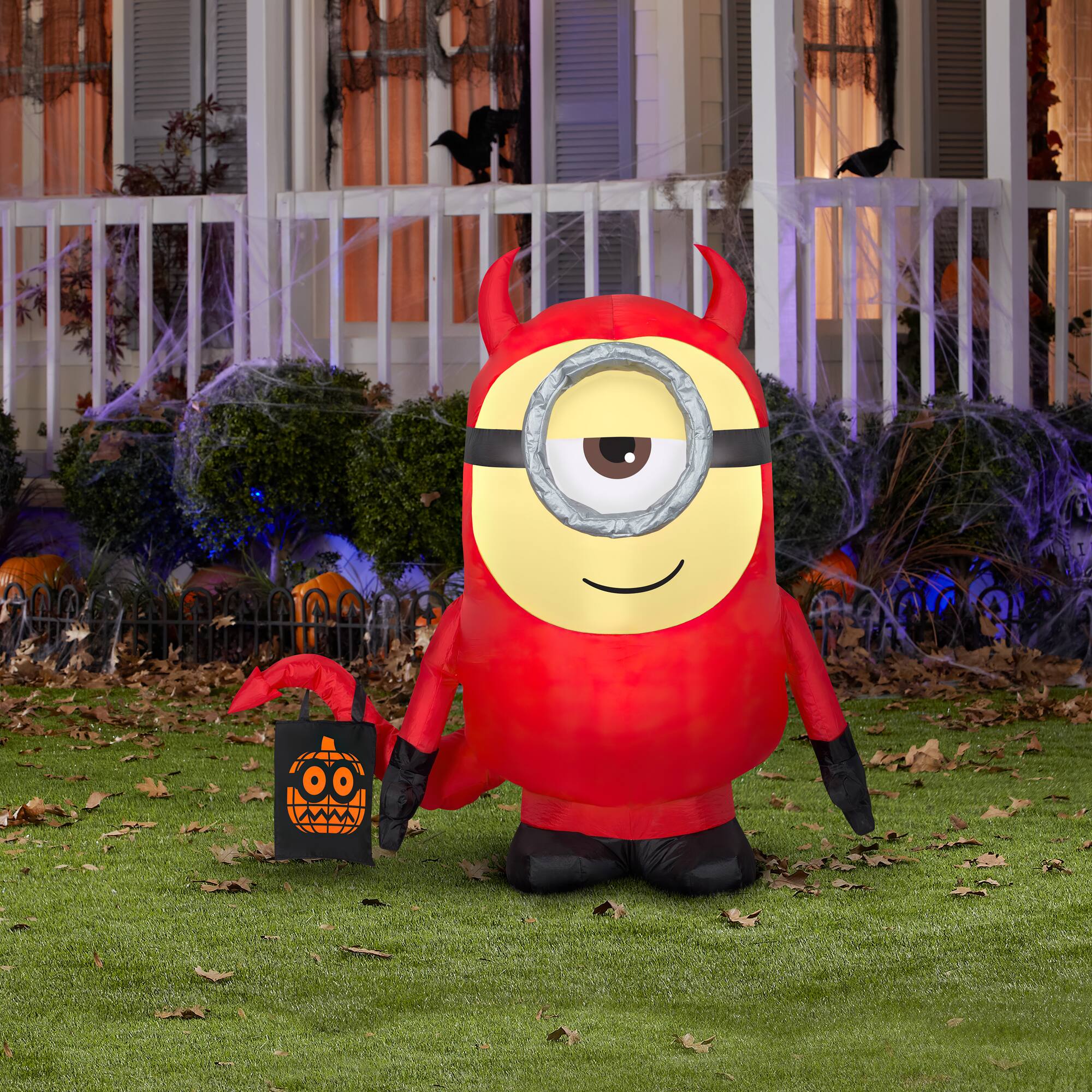 3.5ft. Airblown® Inflatable Stuart as Devil